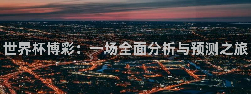 亚洲区世界杯预选赛：世界杯博彩：一场全面分析与预测之旅